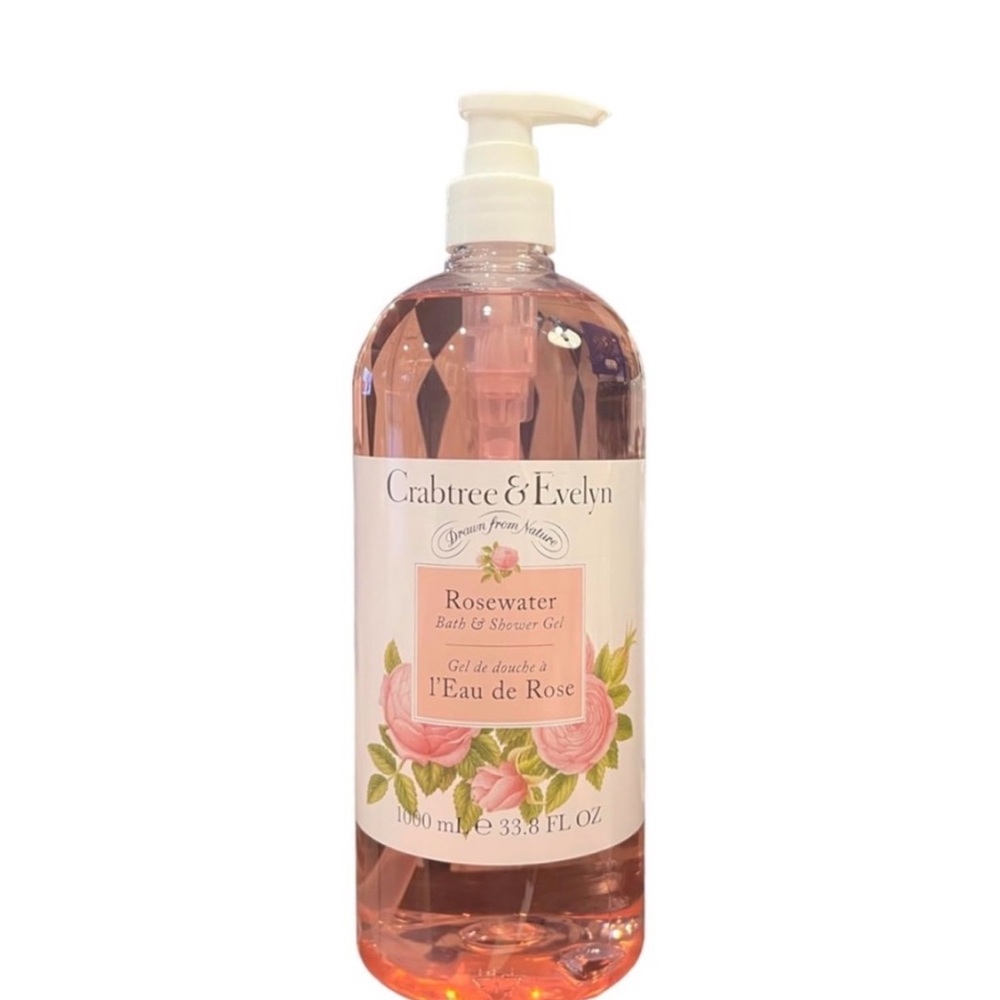 Crabtree & Evelyn Rosewater Bath & Shower Gel - Soft Pink
